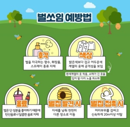양평소방서, 여름철 ‘벌쏘임 사고’ 주의 당부