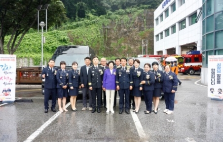 이천소방서, 의용소방대 활동 차량 전달식 개최