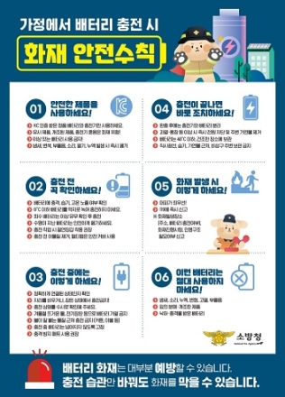 이천소방서, 퍼스널모빌리티(PM) 리튬이온배터리 화재예방 대책 추진