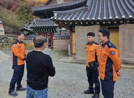 양평소방서, 용문사 화재예방 현장안전지도 실시
