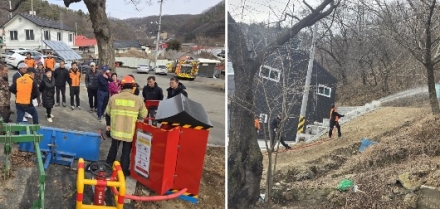 광주소방서, 산불 대비 비상소화장치 14곳 신설… 산불 대응 체계 강화