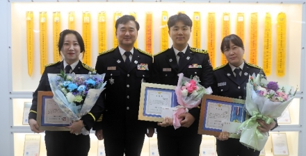 여주소방서, 심뇌혈관 핫라인 유공·4월 모범공무원 표창 수여