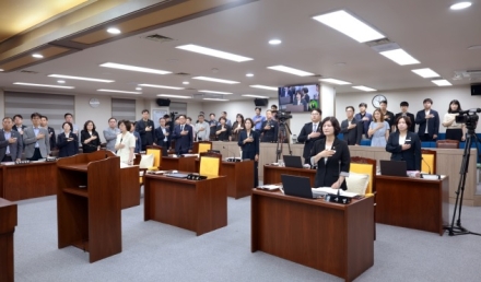 양평군의회, 제317회 임시회 개회