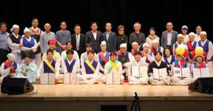 광주시립광지원농악단, 전국 농악 명인 경연대회 명인부 단체 대상 수상