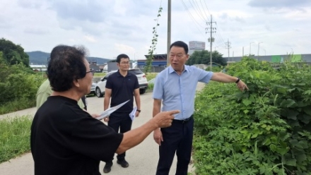경기도의회 김인영 도의원, 농업 현장 찾아 농기계 진입 불편 해결 방안 모색
