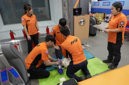 “양평소방서, 「펌뷸런스 Team CPR 경연대회」 출전 위해 구슬땀”