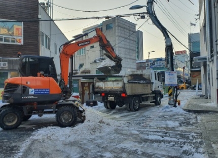 대한전문건설협회 광주시협의회, 폭설 제설작업 봉사