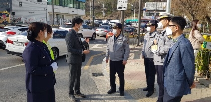 광주광명초, 광주경찰서 교통안전 캠페인 및 어린이 통학로 합동 안전점검 실시