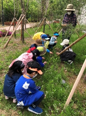 위례유치원, 자연에서 놀며 배우는 숲 체험 실시