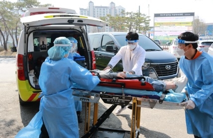 양평소방서, 코로나19 예방접종센터 합동점검 및 모의훈련 실시