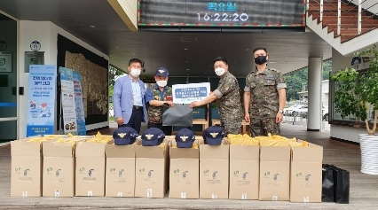 공군 제8145부대, 호국보훈의 달을 기념해 양평군 옥천면에 후원물품 전달