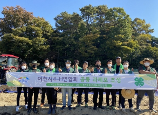 이천시4-H연합회 공동과제포(들깨) 수확