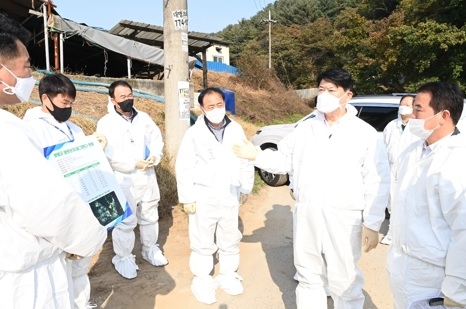 이한규 행정2부지사, 경기동부 ASF 현장점검 “가을철 차단방역 철저”