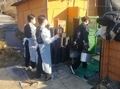 용문고등학교 2021년 학생회 ‘연탄나눔 사랑봉사’ 활동 진행