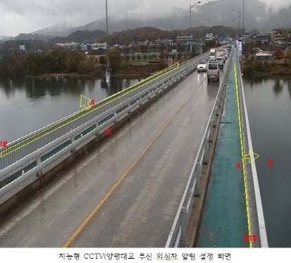 양평군, 지능형 CCTV 자살 예방 효과 톡톡