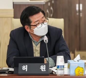 허원 의원 경기청 행감에서