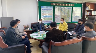 김석철 농업기술원장 여주시 영농교육현장 방문!