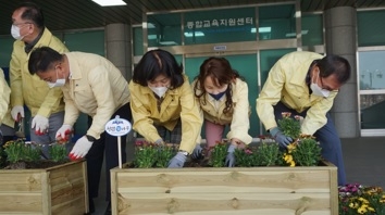 광주하남교육지원청, 새봄맞이 청렴 식목행사