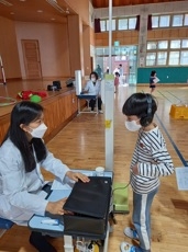 여주 대신초, 코로나19 상황에서도 학생들 건강을 위한 검사는 계속된다