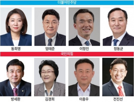 더불어민주당 국민의힘 6.1지방선거 공천자 대진표 확정