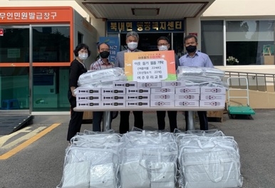북내면, 여주우리교회 시원한 여름나기 여름 이불 기탁