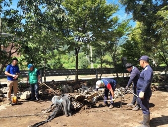 공공운수노조 여주시지회 수해복구 봉사활동 실시