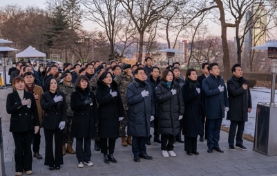 전진선 양평군수, 계묘년 새해 맞이 충혼탑 참배