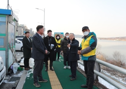 여주도시관리공단 겨울철 주차초소 순환형 휴식근무제 도입”