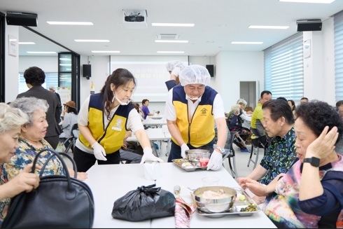 다가족나눔봉사단, 취약계층 삼계탕 나눔