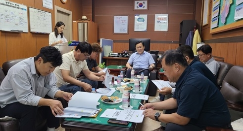 여흥동, 벼 도열병 긴급방제를 위해 협의회 개최