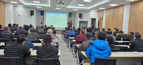 대월농협 밀과 콩 이모작 재배 영농교육