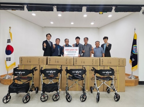 여주에너지서비스, 지역사회에 실버카 기증으로 따뜻한 나눔실천