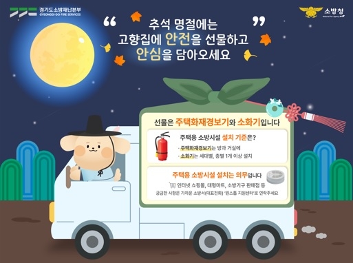 여주소방서, ‘안전 가득 담은 명절 선물’ 주택용 소방시설 설치 홍보