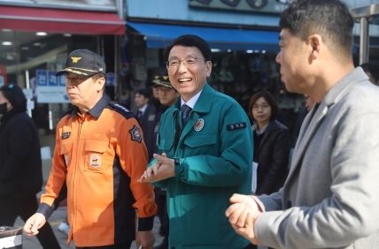 여주소방서, 설 연휴 전통시장․요양시설 화재 예방․대응 점검