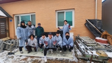 따뜻한 마음, 연탄 한 장! 구일성봉사단, 북내면 연탄나눔