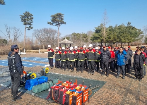 여주시, 산불방지 전문교육훈련 실시
